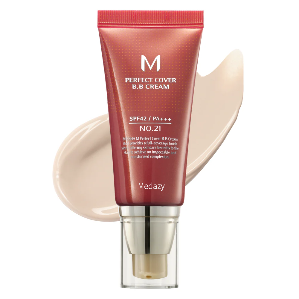 🌾Coverage + Skin Care + Sun Protection M Perfect Cover BB Cream SPF 42 PA+++ | Best-Seller by MISSHA