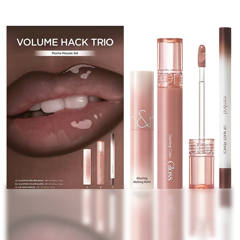 ๐๐Final 3 hours 75% off:LIP VOLUME HACK TRIO (3 Shades, Lip Mate Pencil & Melting Balm & Color Gloss)