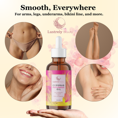 🌹Lustrely Beauty Cyperus Rotundus Oil:🎁 The Ultimate Natural Solution for Smooth, Healthy Skin