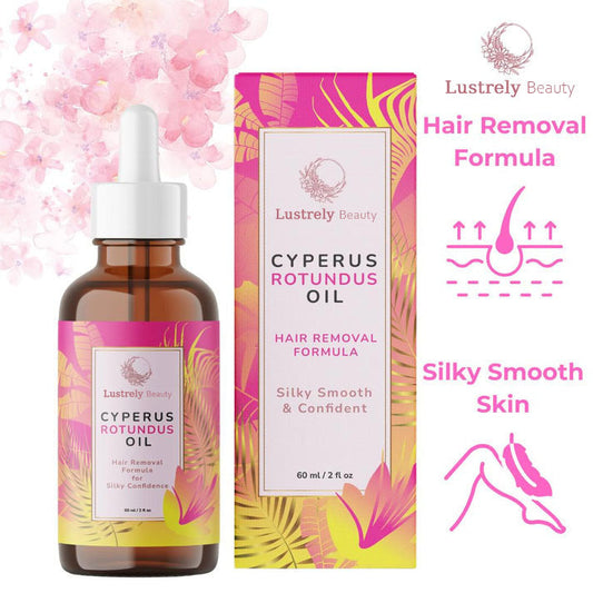 🌹Lustrely Beauty Cyperus Rotundus Oil:🎁 The Ultimate Natural Solution for Smooth, Healthy Skin